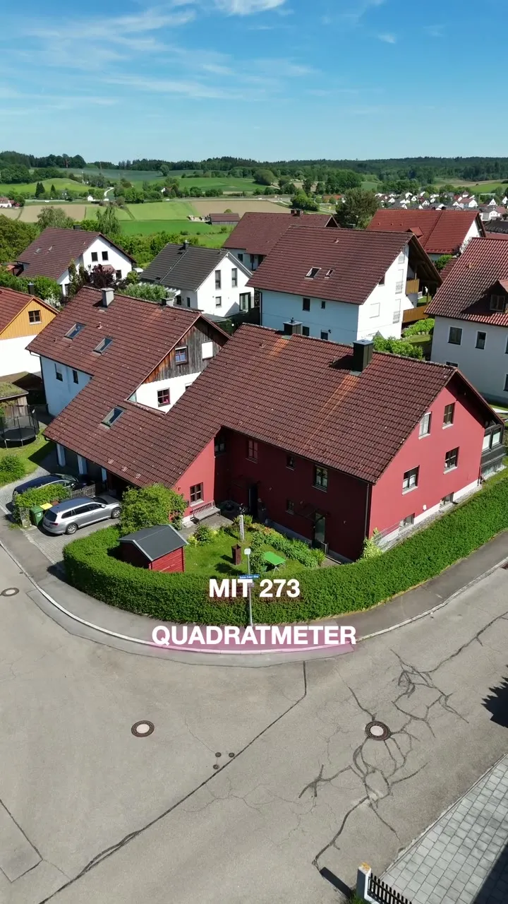 Objekt-Teaser mit Drohne